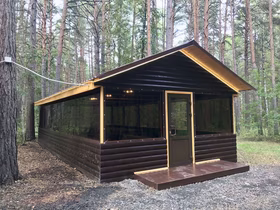 Крытая беседка с барбекю — загородный отдых, база Усадьба