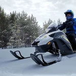 Сертификат на катание на снегоходе — подарок, база Усадьба в Тюмени