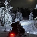 Квадроцикл зимой — сафари на базе отдыха Усадьба в Тюмени