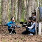 Игра в лазертаг — развлечения на базе Усадьба в Тюмени