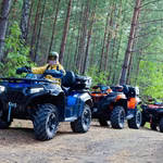 Квадроцикл на лесной тропе — прокат на базе отдыха, Тюмень