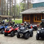 Сафари на квадроциклах в Тюмени — катание по бору, база Усадьба