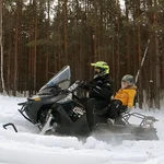 Зимнее сафари на снегоходе — загородный отдых, база Усадьба