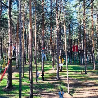 Верёвочный парк для детей и взрослых — база отдыха Усадьба, Тюмень