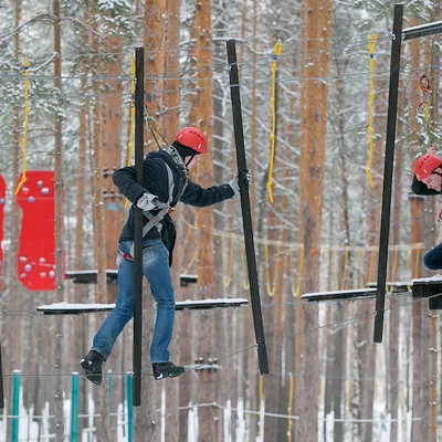Верёвочный парк для детей и взрослых — база отдыха Усадьба, Тюмень