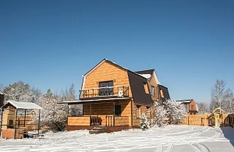 Дома у озера Тулубаево